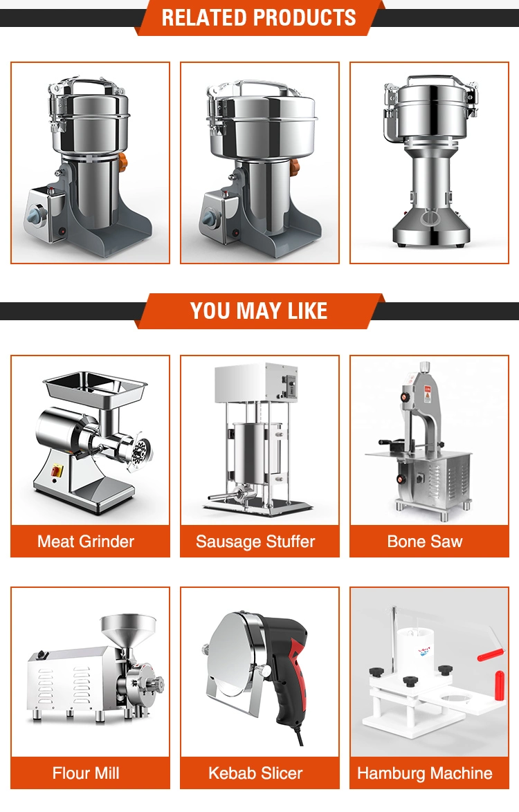 Electric Mini Coffee Bean Grinding Machine Spice Pepper Milling Machine Grain Grinder Rice Mill Machine with Timing Switch High-Speed Super Fine Powder Machine