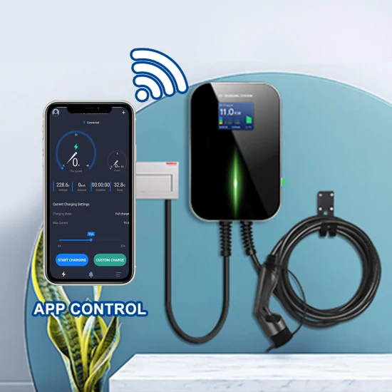 Caricatore da auto elettrico APP da 22 kW di tipo 2 Caricabatterie EV Wallbox